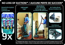 Panasonic MC-UL810 Bagless &quot;Jet Turn&quot; Upright Vacuum Cleaner N3