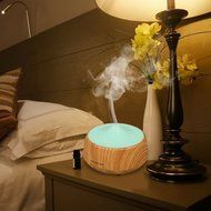 Essential Oil Diffuser Electric,NUTEXROL 250ml Wood Grain Cool Mist Aromatherapy Diffuser + Ultrasonic Aroma Humidifier...