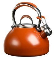 KitchenAid Gourmet Essentials 2-Quart Porcelain Tea Kettle, Terra Cotta