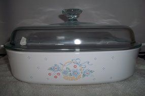 Country Cornflower A-10-B 2.5 Liter Casserole Dish With Lid