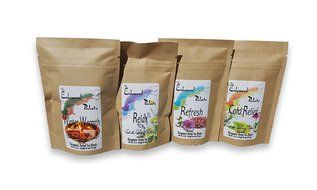 Enhanced Palate Therapeutic Organic Herbal Tea Sampler Relax, Refresh, Cold Relief, &amp; Winter Warmth for Health... N5