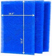 Dynamic Air Cleaner Replacement Filter Pads 20x25 Refills (3 Pack) N2