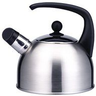 ELO 53918 Apollo Black Stainless Steel Tea Kettle with Whistle, 2.2-Quart