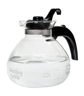 Medelco 12-Cup Glass Stovetop Whistling Kettle N2