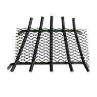 Woodeze Fireplace Log Burning Tool 20&quot; Steel Ember Retainer Grill Hearth Accessory For Grates N2
