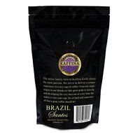 Kaffina Kaffe Premium Gourmet Ground Coffee - Single Origin - Medium Roasted Brazil Santos Coffee N13