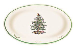 Spode Christmas Tree Oval Dish