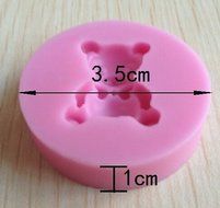 HSE Bears Shape Flower Chocolate Candy 3D silicone Mould Cartoon Figre/cake tools Soap Mold Sugar craft Cake Decoration