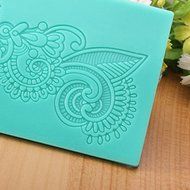 "dipshop Lace Silicone Fondant Mold Cake Decorating Mould Gumpaste Sugarpaste Mold FDA LFGB 960390" shopping