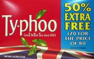 Typhoo British Tea Bonus Pack with 120 Bags!