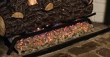 Gas Log Replacement Elegant Fiber Glowing Embers Rock Wool 4 oz Bag New GEF100