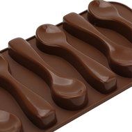 BleuMoo Silicone Spoon Baking Mold Chocolate Biscuit Candy Jelly Mold Baking Kitchenware N7