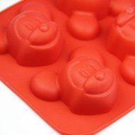 Wholeport Silicone Baking Cake Mold Mickey Mouse Mold 4 Cavities