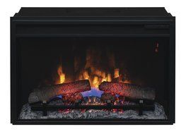 ClassicFlame 26II310GRA 26" Infrared Quartz Fireplace Insert with Safer Plug