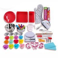 Neomark 21 Home Baking Set Cake Muffin Cupcake Chocolate Tart Silicon Mold Pot Cup Electronic Says Egg Beater