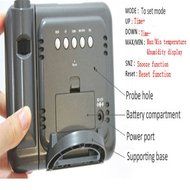 SYS Hot Projection Weather LCD Digital Alarm Clock, Backlight LED Color Display Projector Snooze Alarm Hours Clocks