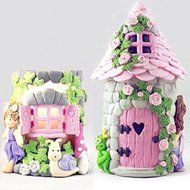 "Fairy House Stone Door Silicone Mold Fondant Cake Decorating Mould" shopping N3