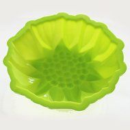 X-Haibei 9inch Round Flower Cake Baking Silicone Mold Cake Decorating Dessert Pan