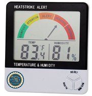 M-Mometer Easy Read Baby Room Alarm Thermometer Hygrometer. Indoor Temperature Humidity in Celsius &amp; Fahrenheit... N3