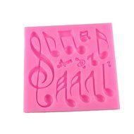 Lariy 1PC Silicone Musical Note Trays Chocolate Mold Cake Fondant Decorating Tools