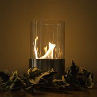 Sunnydaze Fiammata Ventless Tabletop Bio Ethanol Fireplace, Black N3