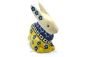 Polish Pottery Rabbit Figurine - Sunburst