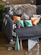 Talking Tables Decadent Dec's Silver Giant Honeycomb Bauble, 20", Silver