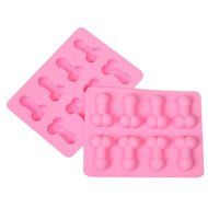 XY Novelty Funny Party Favors Soft Silicone Penis Lips Butt Breast Ice Cube Tray Stag Party N2