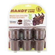 1 X ** SIX Pack ** Handy Cups Reusable K-cups for Keurig Machines