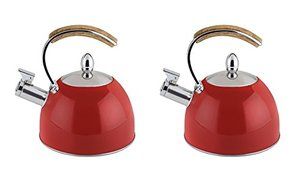 Presley Tea Kettle in Peach, Set of 2 N4