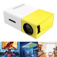 YG300 Mini Portable Projector Easyang Outdoor Cinema Theater Projector USB/SD/AV/HDMI Input Mini Pocket Projector...