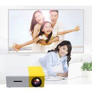 YG300 Mini Portable Projector Easyang Outdoor Cinema Theater Projector USB/SD/AV/HDMI Input Mini Pocket Projector... N2