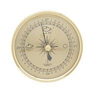 Precision Aneroid Barometer 3.25 inch Diameter Round Dial with Metal Bezel