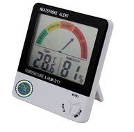 M-Mometer Easy Read Baby Room Alarm Thermometer Hygrometer. Indoor Temperature Humidity in Celsius &amp; Fahrenheit... N4
