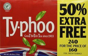 Typhoo Tea 240 Bags 2 Pk