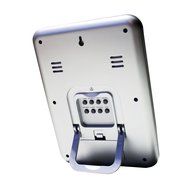 Next-shine Wireless Weather Forecaster Station with Thermometer Humidity Weather Forecast Clock and More,Gray N5