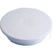 Lariy Safe Plastic Turntable Cake Decorating Rotating Kitchen Display Stand Cake Pan