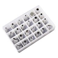 Cake Decorating Kit,elooptech 24pcs Stainless Steel Icing Tip Set / Advanced Decorating Tip Set/DIY Cake Tips... N5