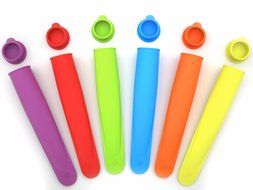 Xcellent Global (3 Pack) Silicone Ice Popsicle Maker / Mold Set Random Color M-HG014