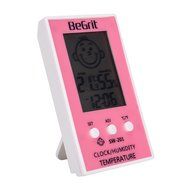 BeGrit Digital Humidity Temperature Indicator Hygrometer with Smile/Unhappy Emotion Icon for Baby Room