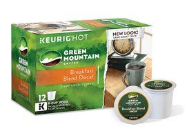 Green Mountain Coffee Breakfast Blend, Keurig K-Cups, 72 Count N125