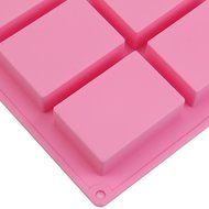 MEXUD-Silicone Soap Cake Mould Fondant Chocolate Soap Mould For Ice Cube Candy Chocolate Cake Cookie (Double -... N25