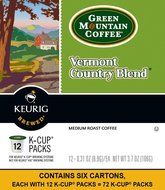 Green Mountain Coffee Breakfast Blend, Keurig K-Cups, 72 Count N139