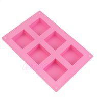 MEXUD-Silicone Soap Cake Mould Fondant Chocolate Soap Mould For Ice Cube Candy Chocolate Cake Cookie (Double -... N26