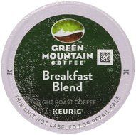 Green Mountain Coffee Breakfast Blend, Keurig K-Cups, 72 Count N149