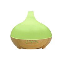 300ML Ultrasonic Aromatherapy Humidifier, YouVogue Wood Grain Aromatherapy Essential Oil Diffuser, With 7 Changing...