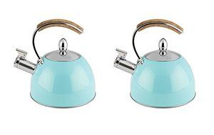 Presley Tea Kettle in Peach, Set of 2 N6