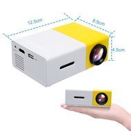 YG300 Mini Portable Projector Easyang Outdoor Cinema Theater Projector USB/SD/AV/HDMI Input Mini Pocket Projector... N4