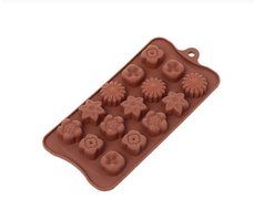 Yingwei Candy Molds, Chocolate Molds, Silicone Molds, Soap Molds, Silicone Baking Molds with 5 style Flowers