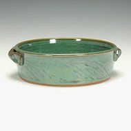 Stoneware baking dish with handles N4